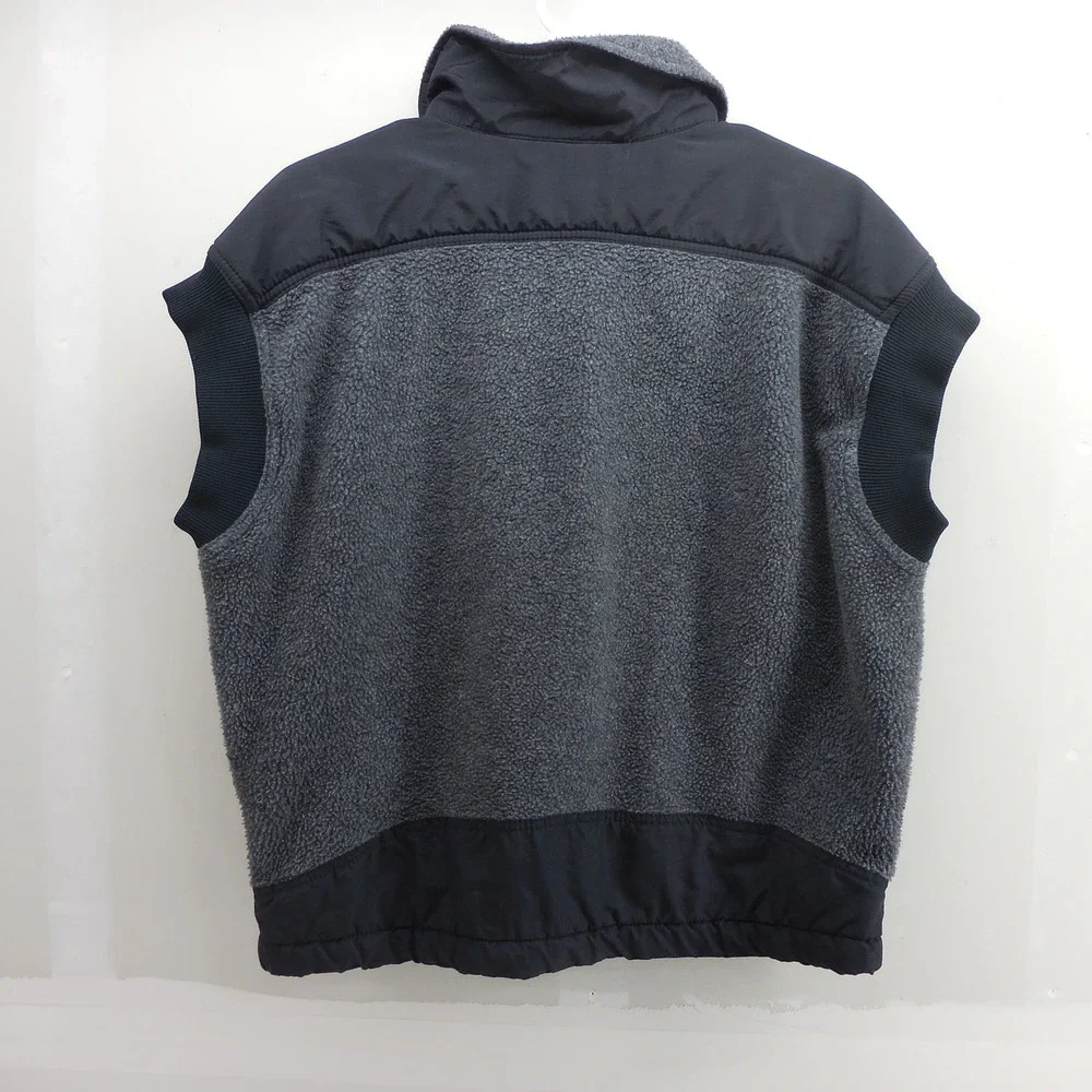 Vintage The North Face Steep Tech Fleece Vest Purple Black Grey Mens Medium USA